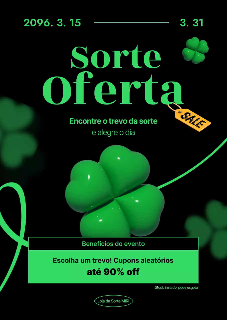 Evento de Venda Simples e Ecológico