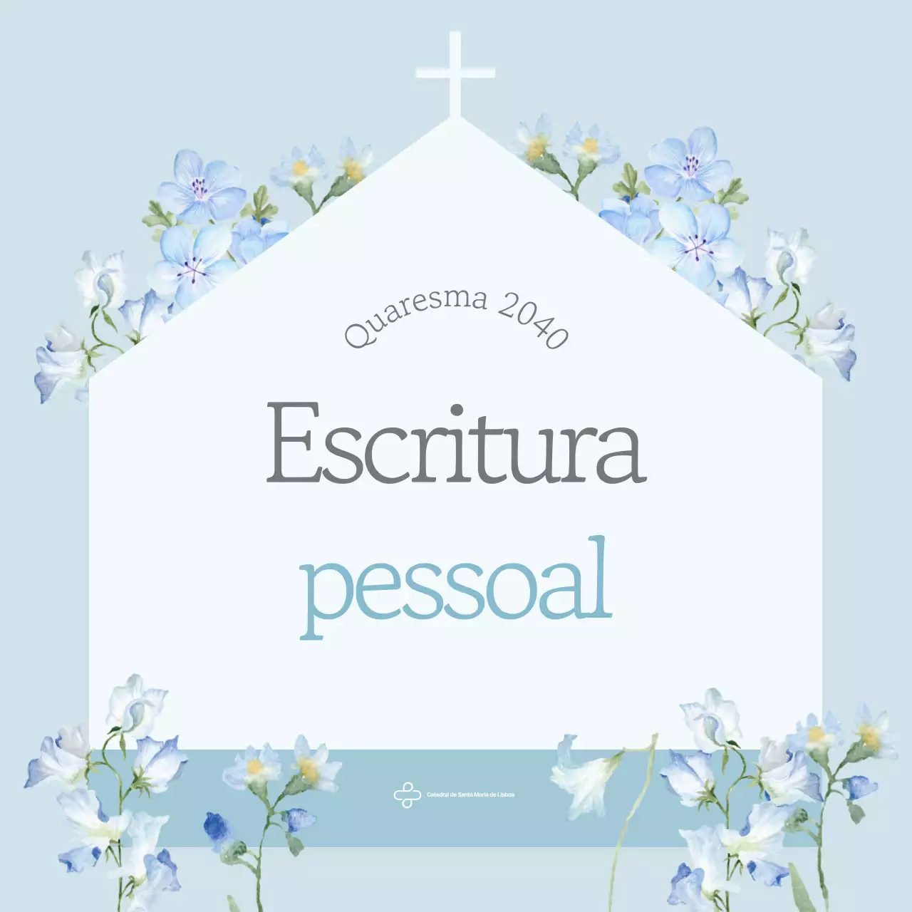 Guia de Versículos Bíblicos Azul Celeste para Mim