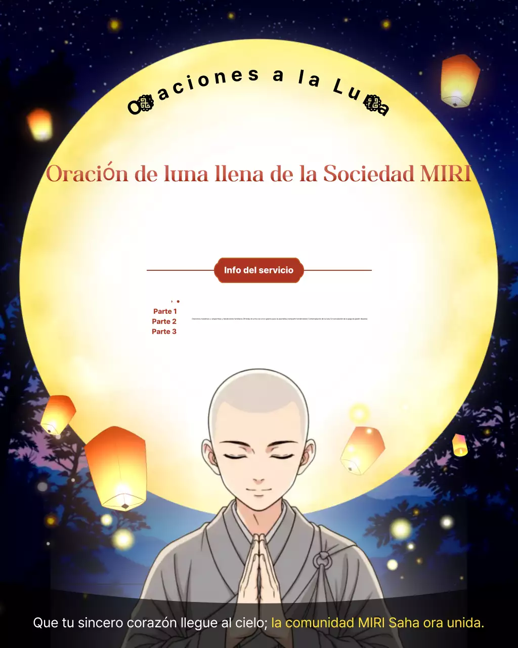 Guía sencilla amarilla para la primera luna llena