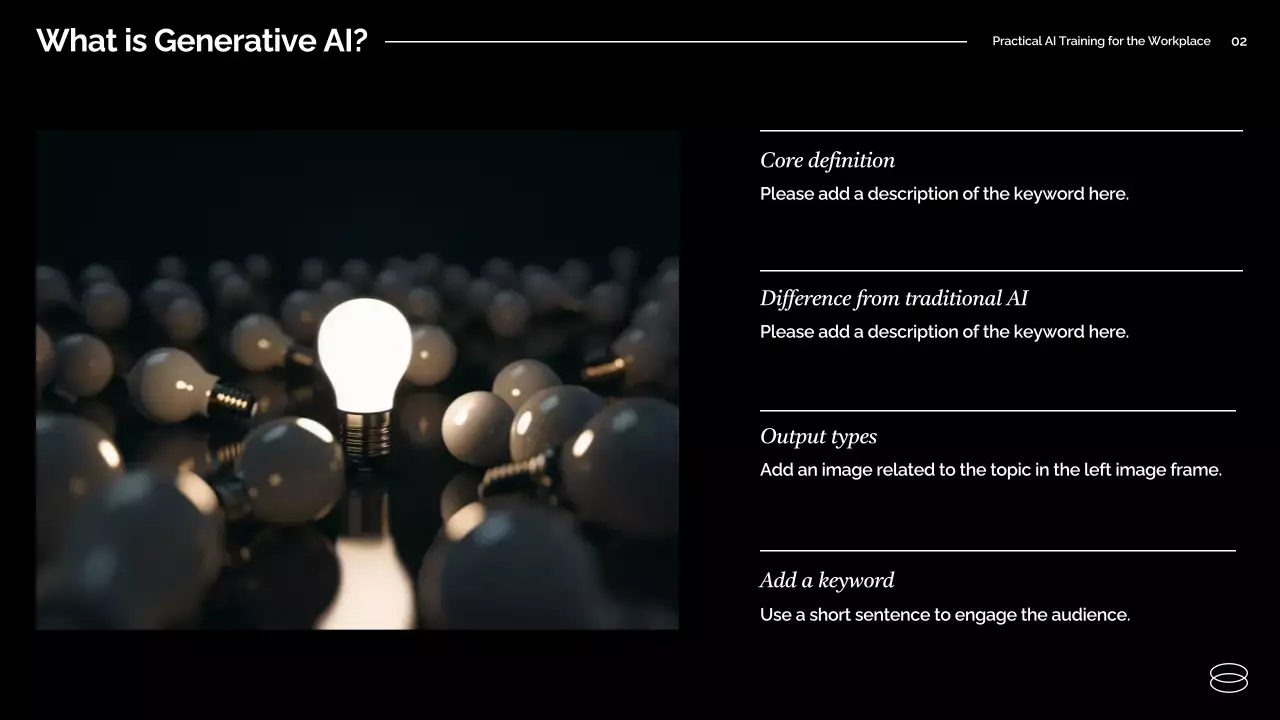 보라색 최신 AI 교육 가이드 프레젠테이션