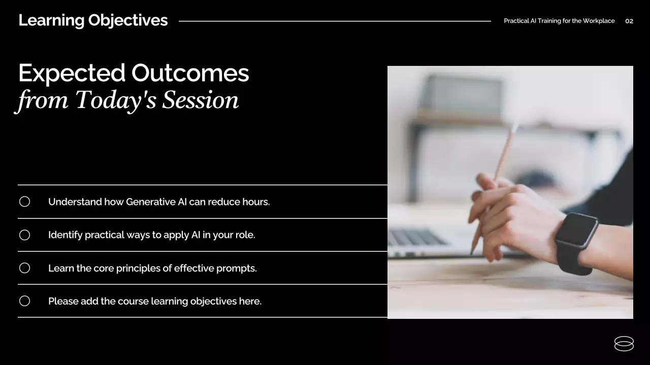 보라색 최신 AI 교육 가이드 프레젠테이션