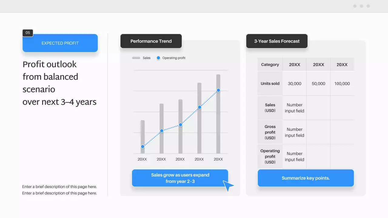 블루 모던 스마트 홈 제품 플랜