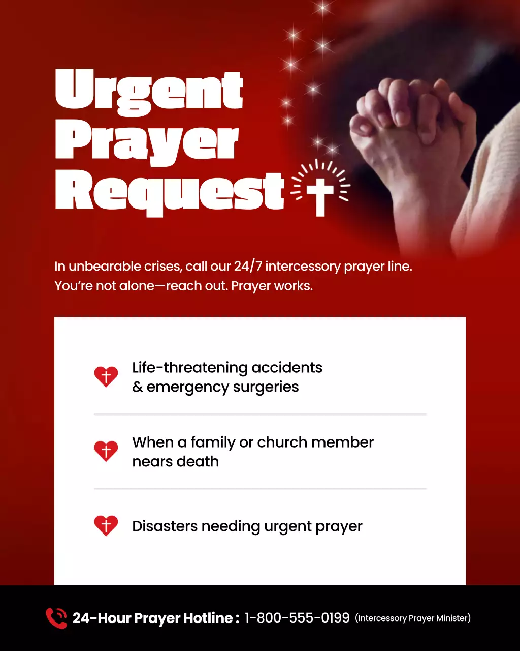 red simple prayer guide