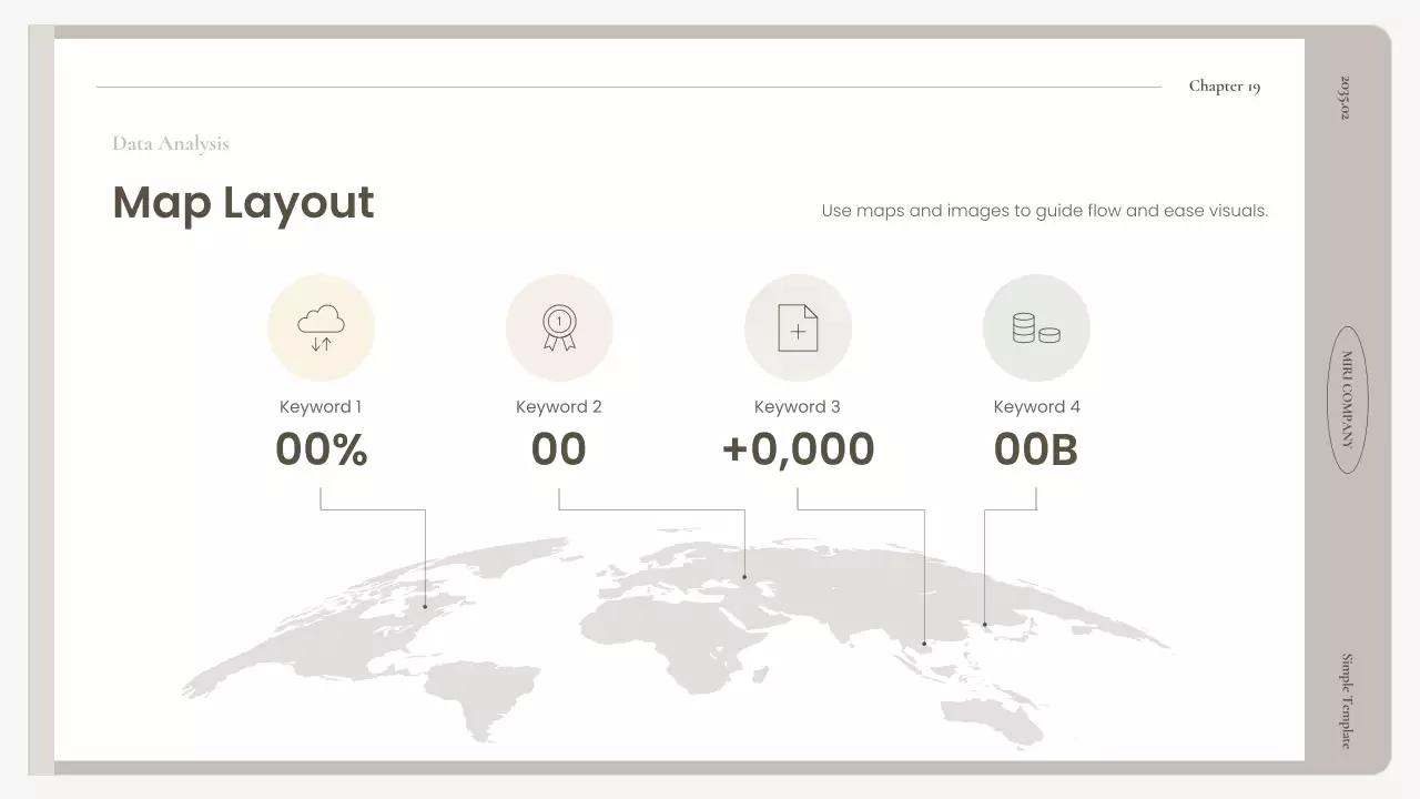 베이지색 심플 비즈니스 프레젠테이션 가이드