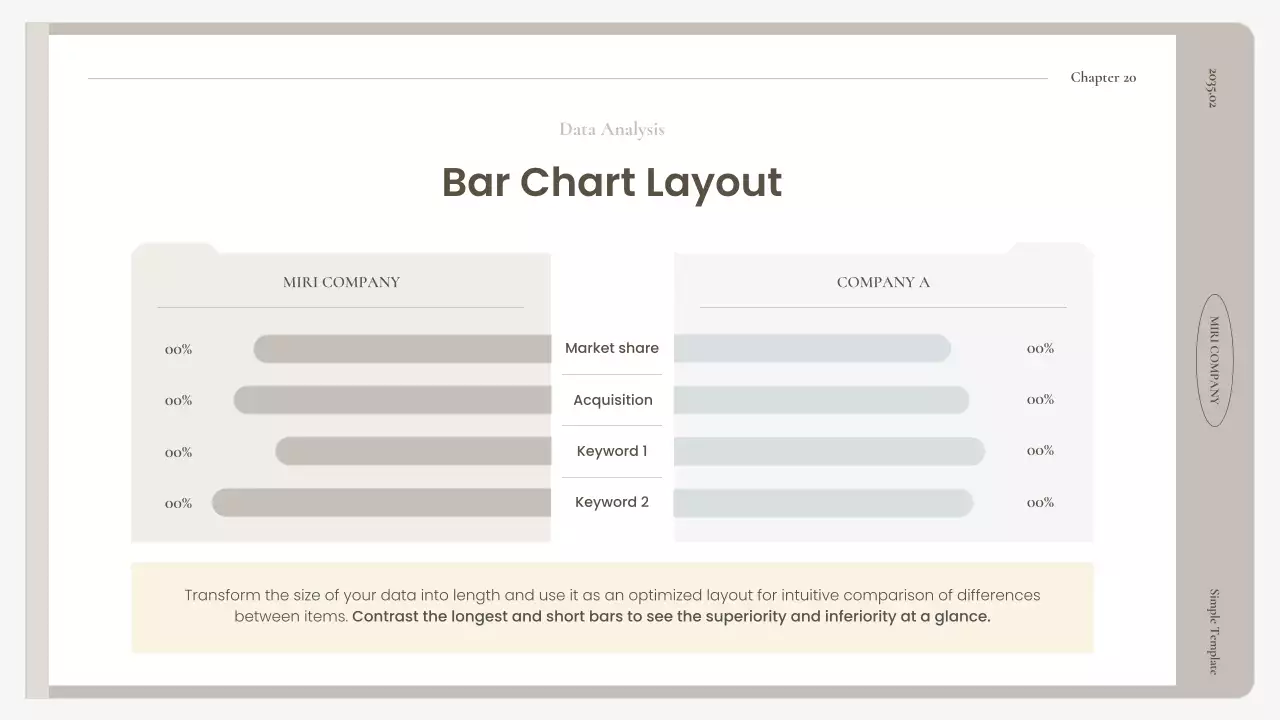 베이지색 심플 비즈니스 프레젠테이션 가이드