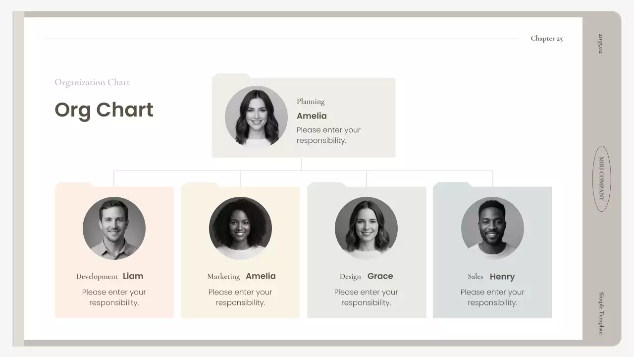 베이지색 심플 비즈니스 프레젠테이션 가이드