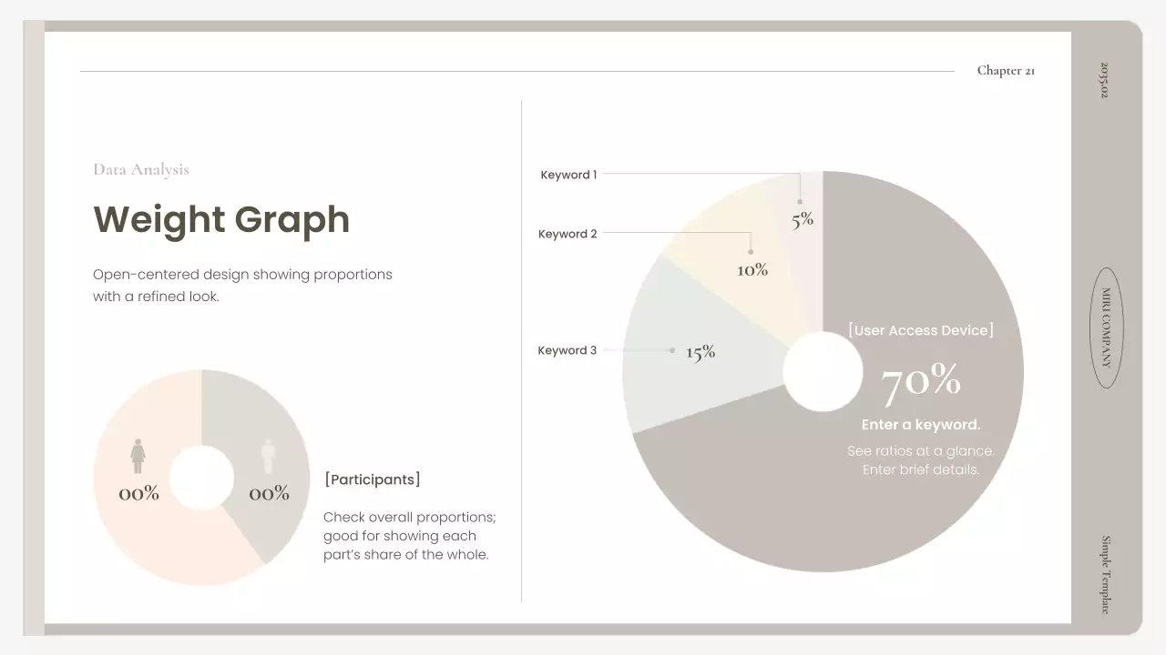 베이지색 심플 비즈니스 프레젠테이션 가이드