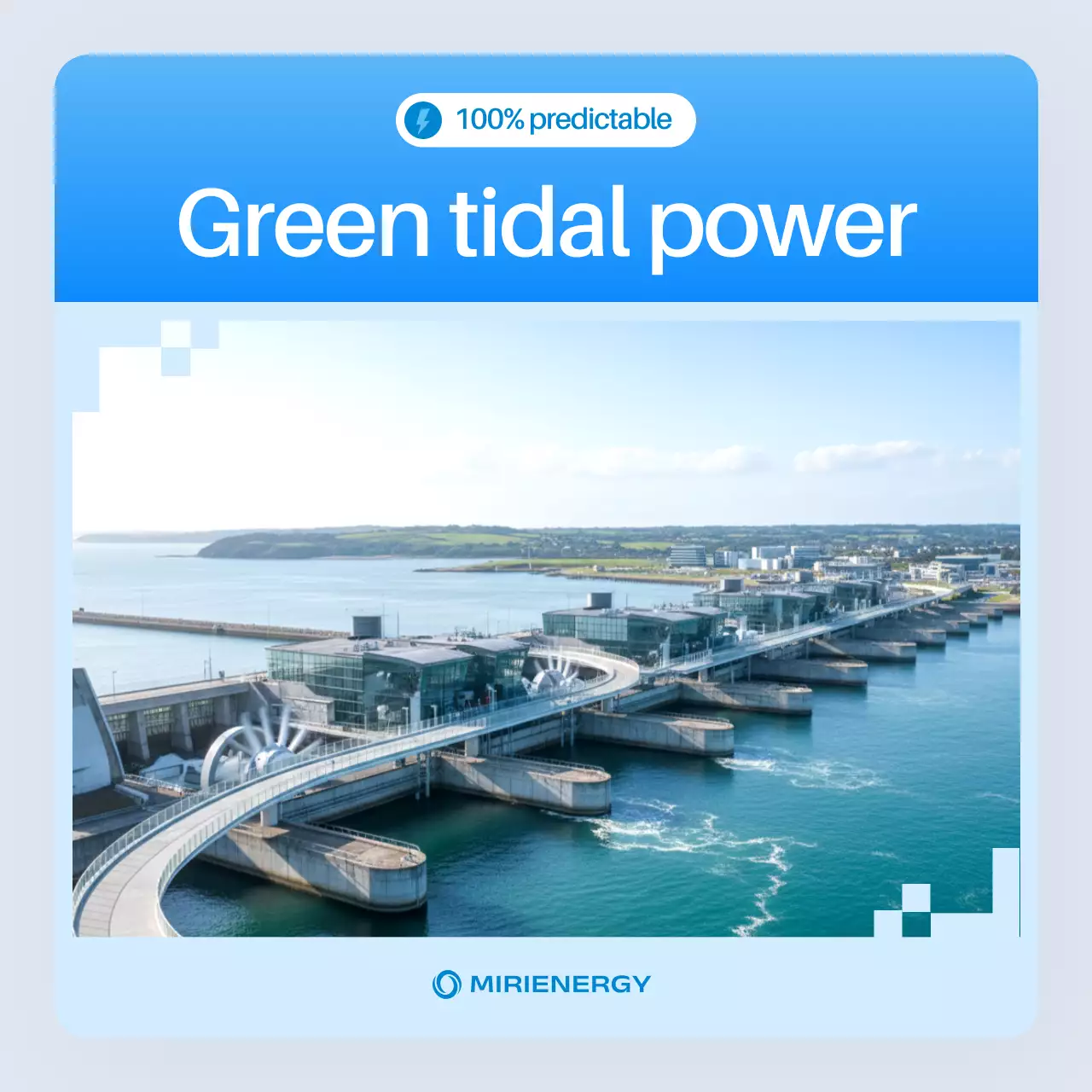 blue modern renewable energy advertisement