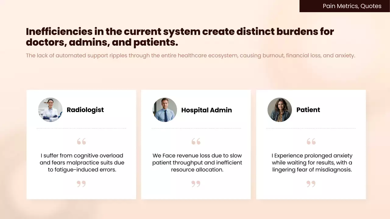 베이지 깔끔 인공지능 의료 홍보