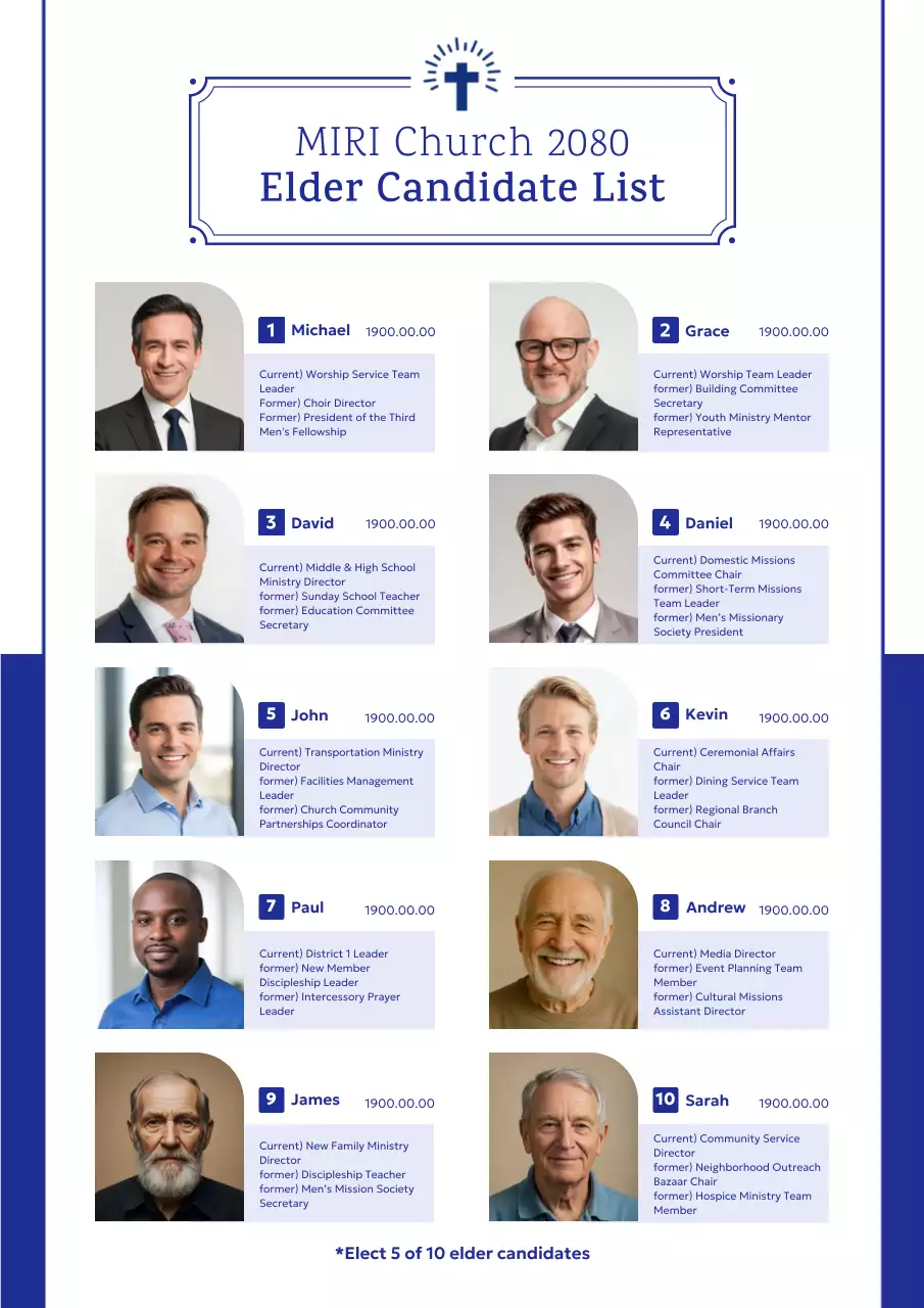 blue classic church election guide