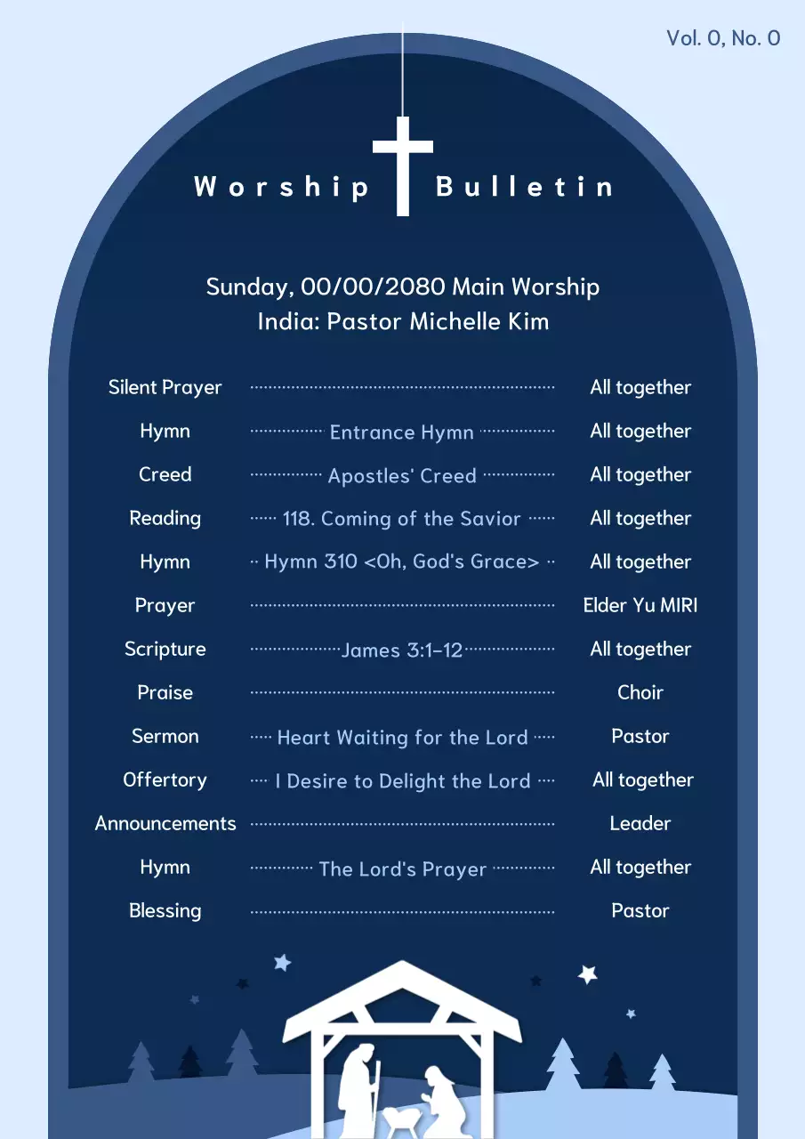 navy simple worship guide
