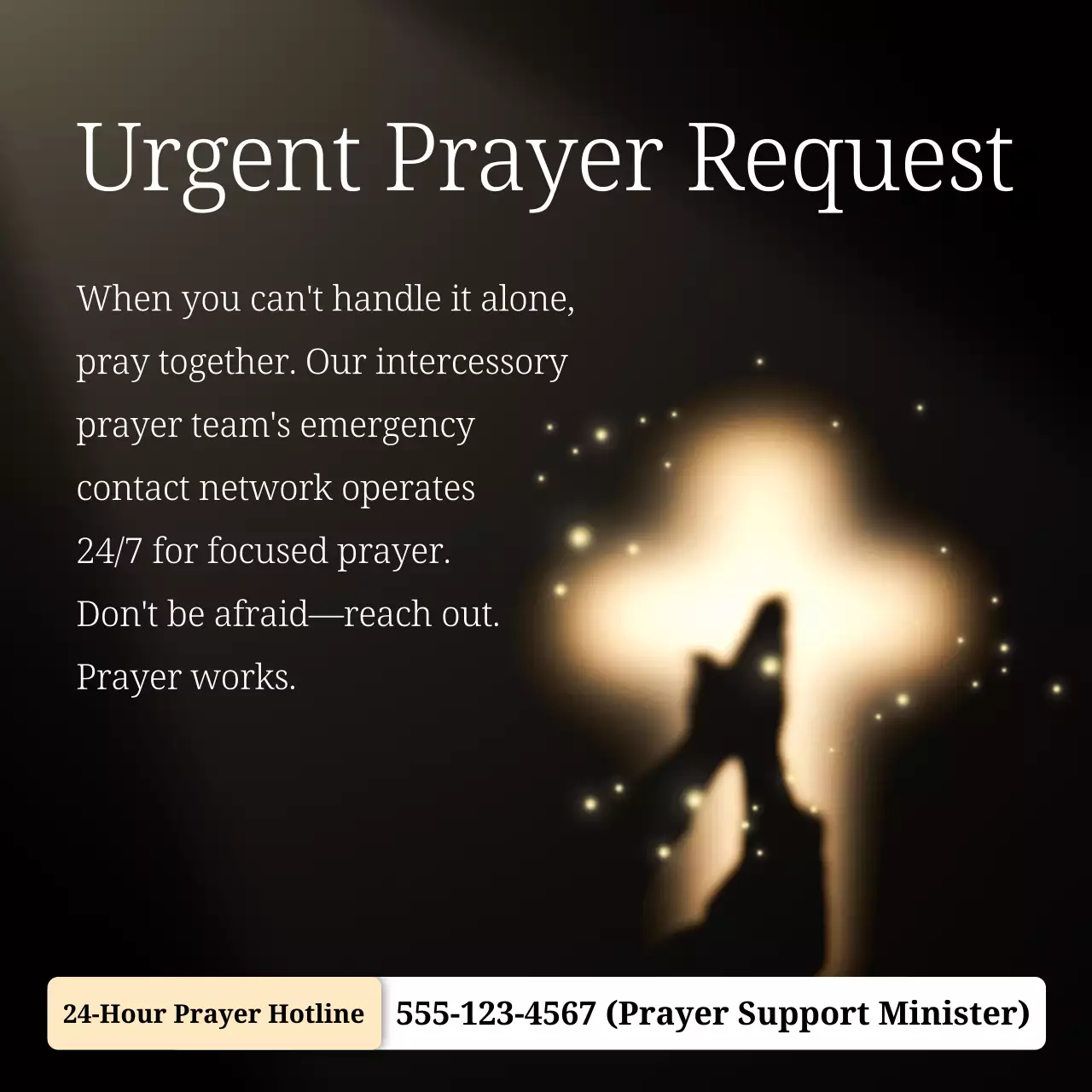 흑인들을 위한 간단한 기도 핫라인 정보