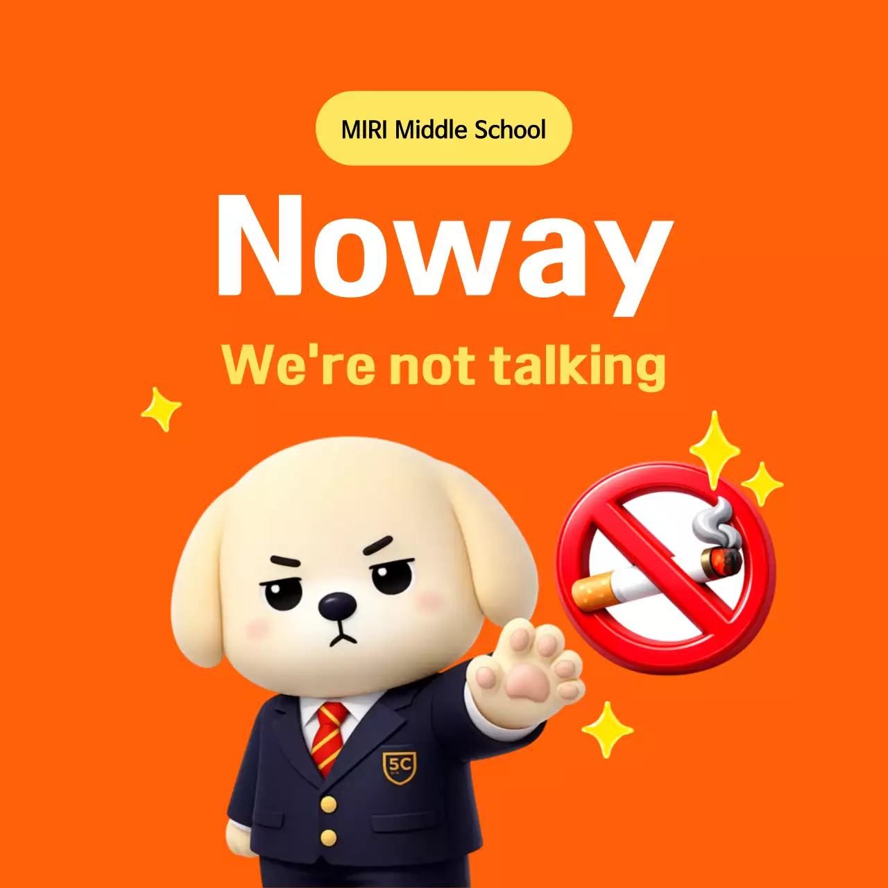 Orange Simple Smoking Cessation Campaign Guide