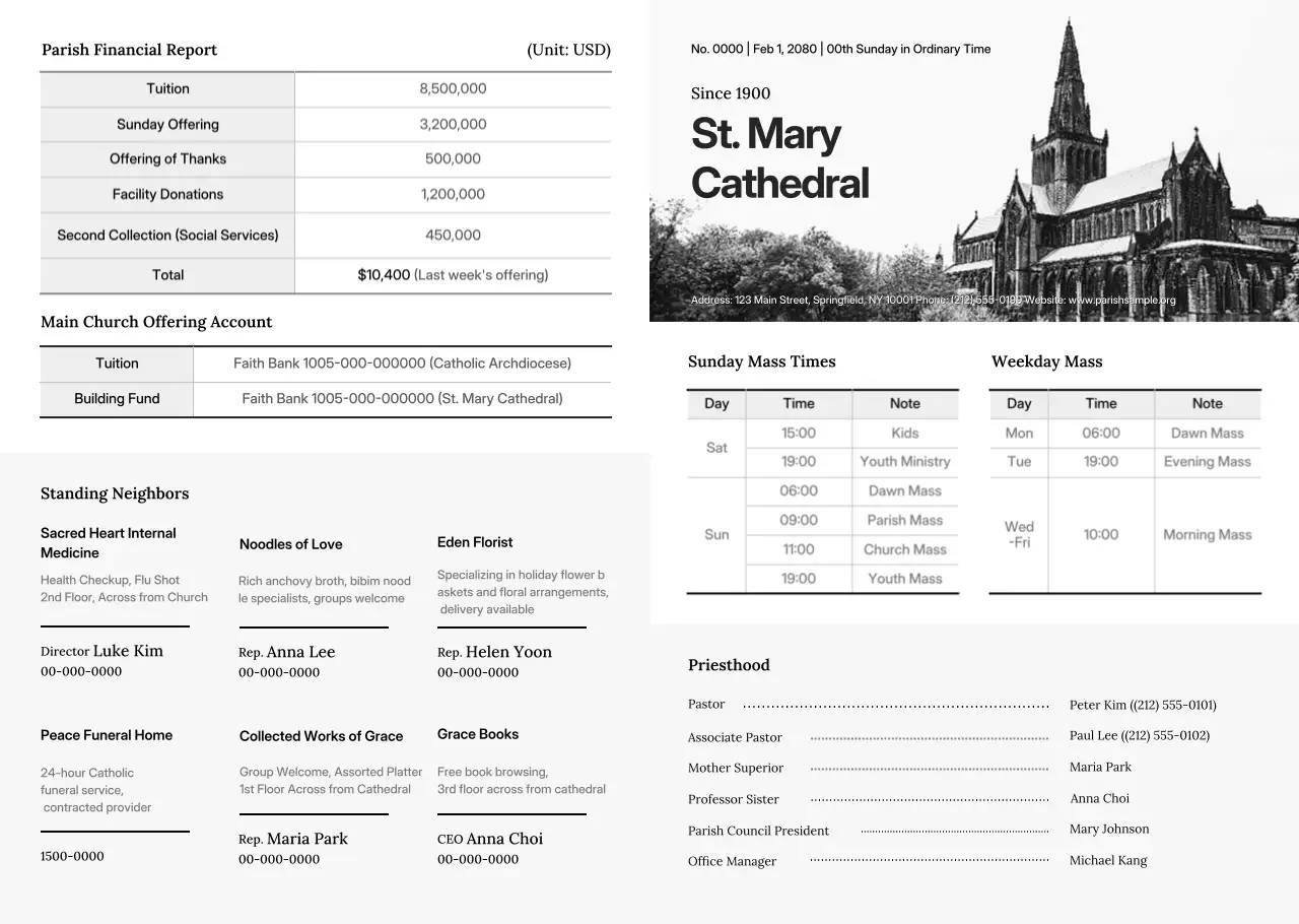 hướng dẫn nhà thờ đơn giản màu be