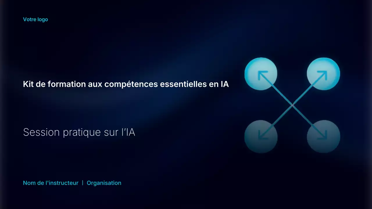 Guide de formation Blue Modern AI