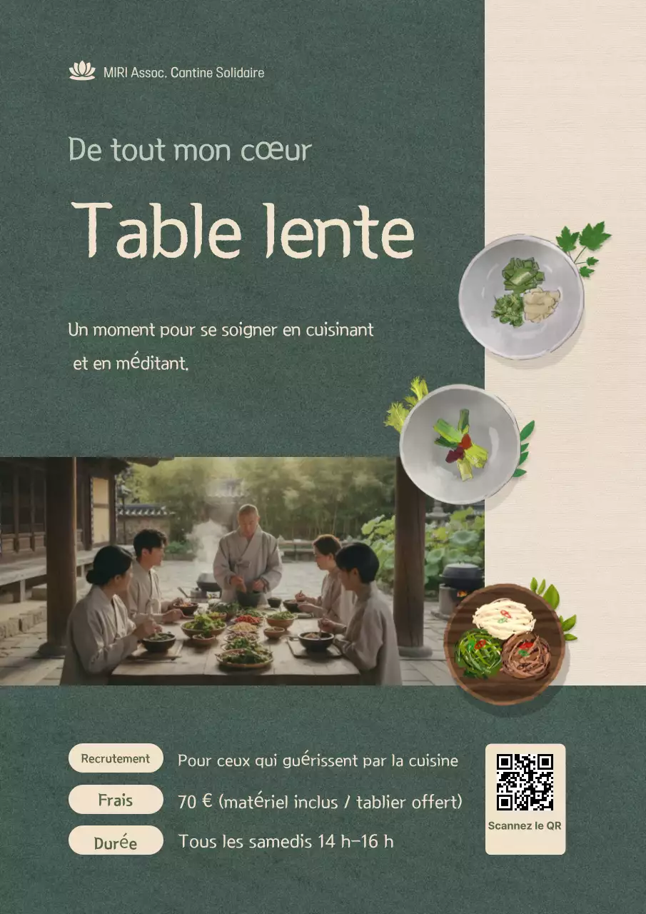 Guide de recrutement Green Simple Slow Meal