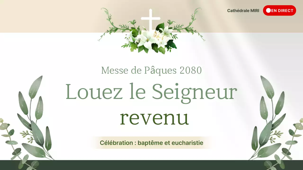 Guide de la messe de Pâques White Clean