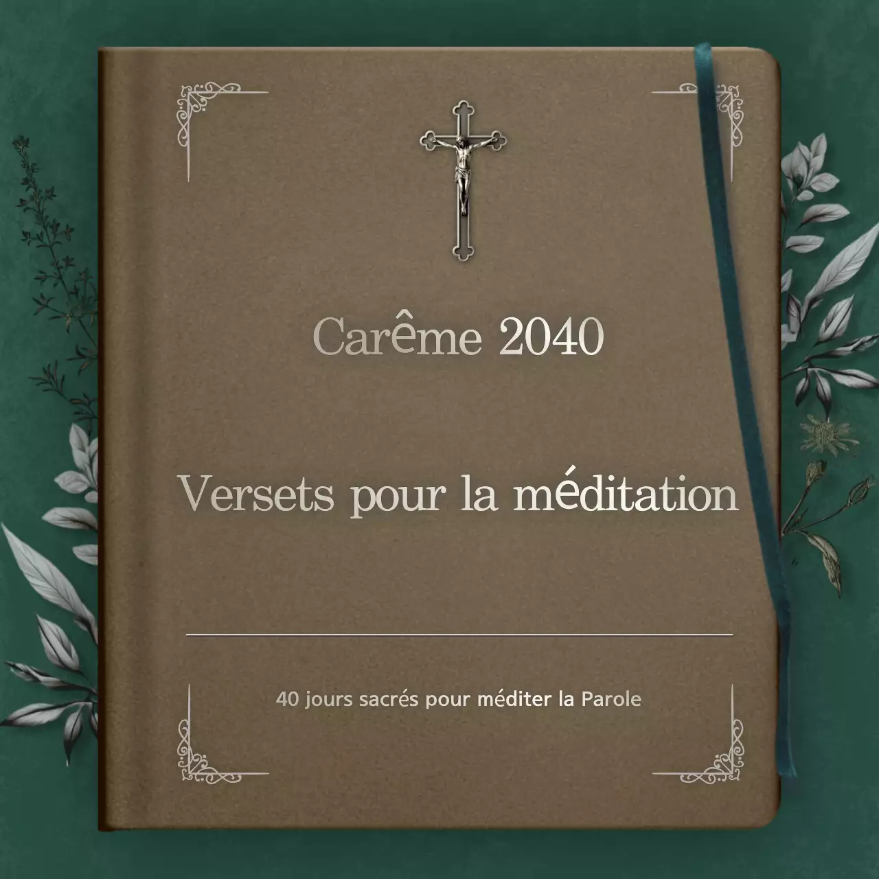 Un luxueux guide de versets bibliques verts pour la méditation pendant le Carême.