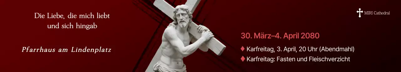 Leitfaden für die Karwoche (Red Clean)