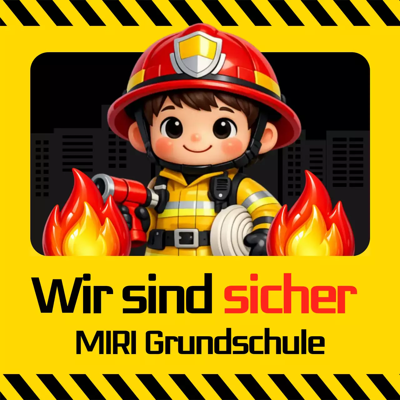 Sicherheitstraining für sauberes Gelb