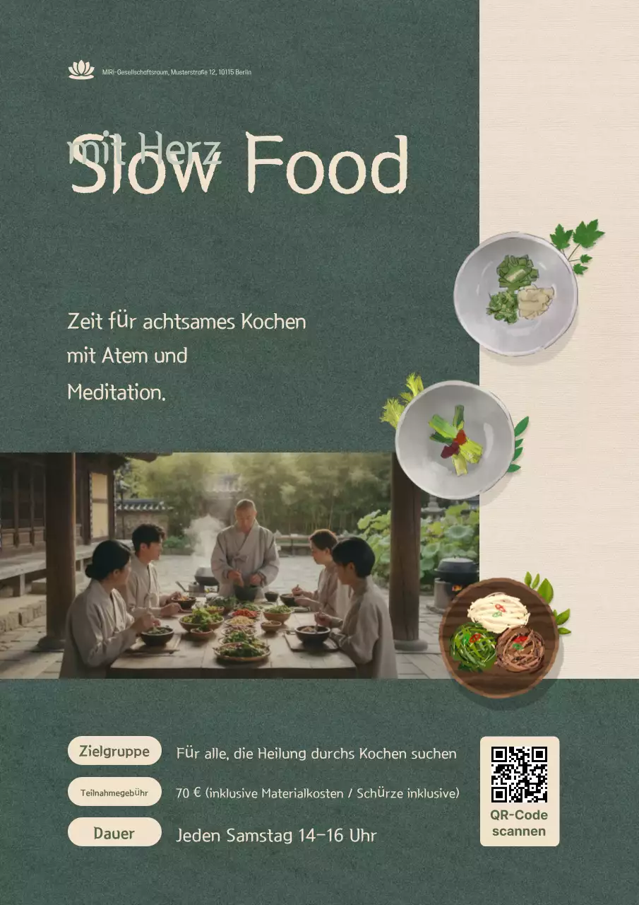 Rekrutierungsleitfaden für Green Simple Slow Meal