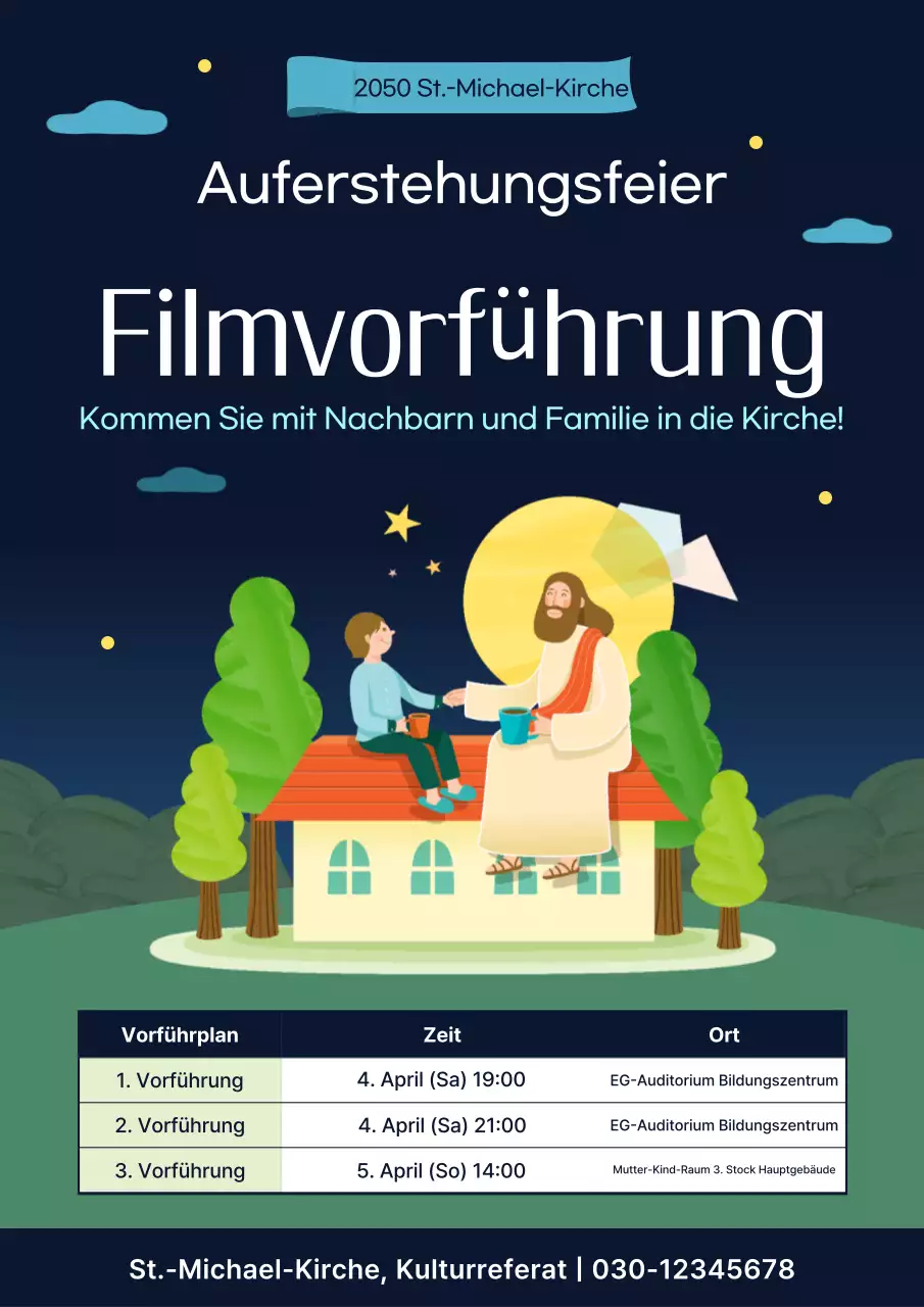 Blue Clean Osterfilm-Vorführungsleitfaden