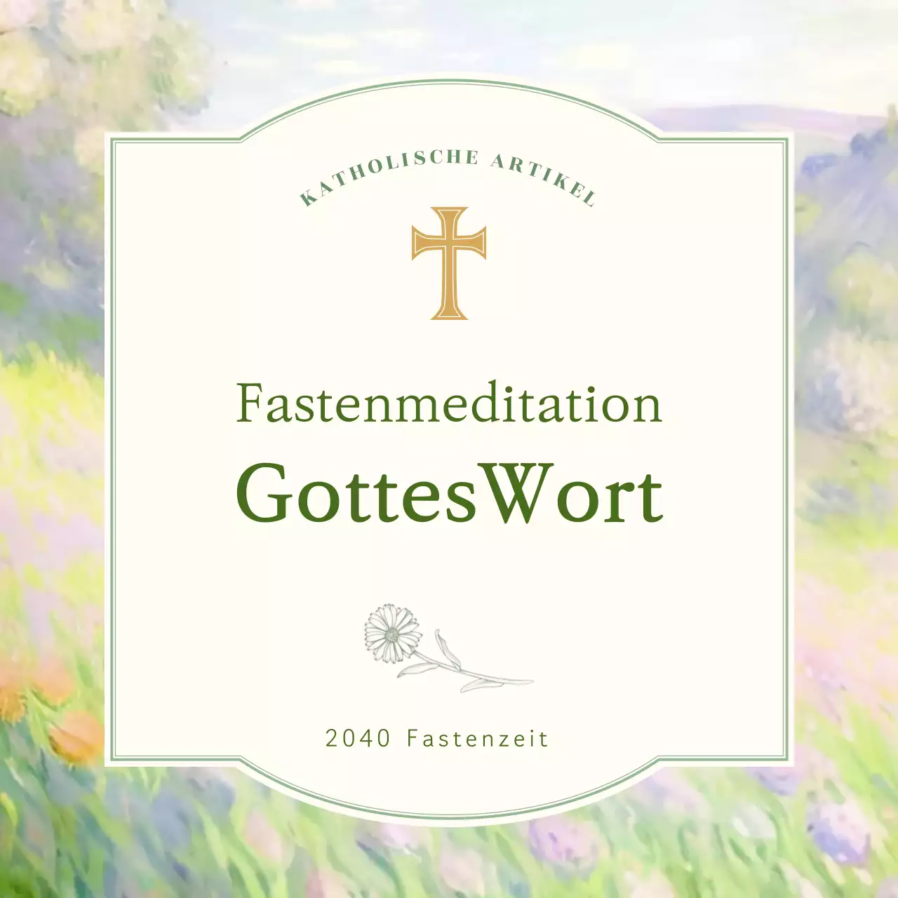 Leitfaden zur grünen Minimalmeditation