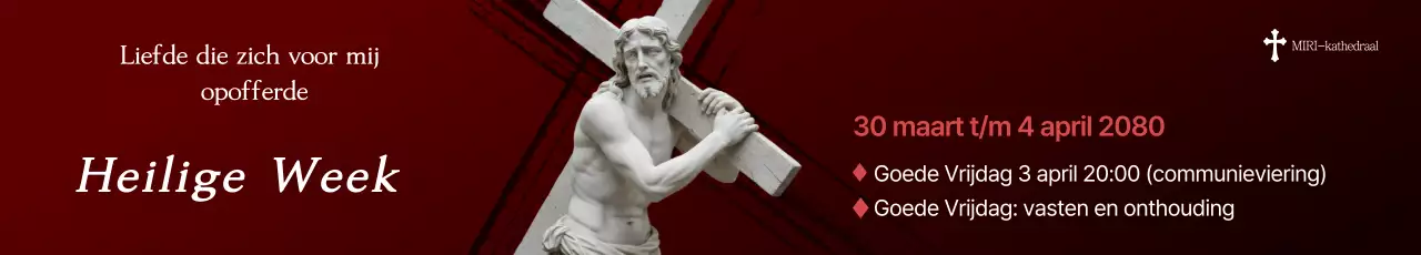 Rode Reiniging Heilige Week Gids