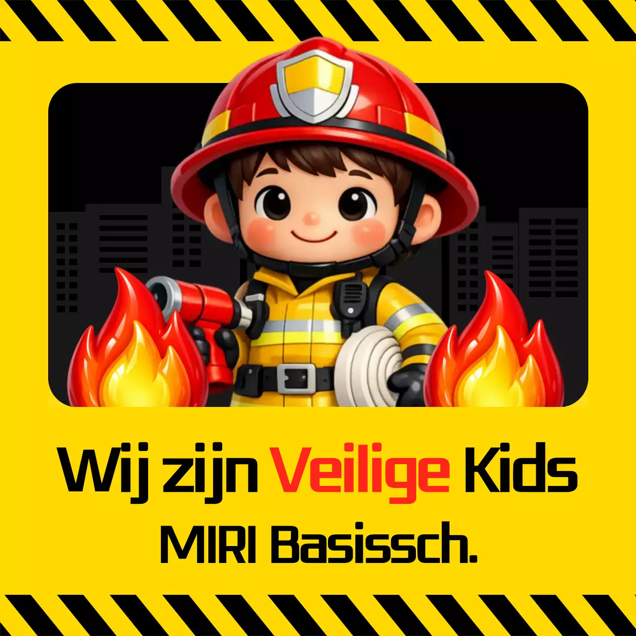 Gele, schone veiligheidstraining