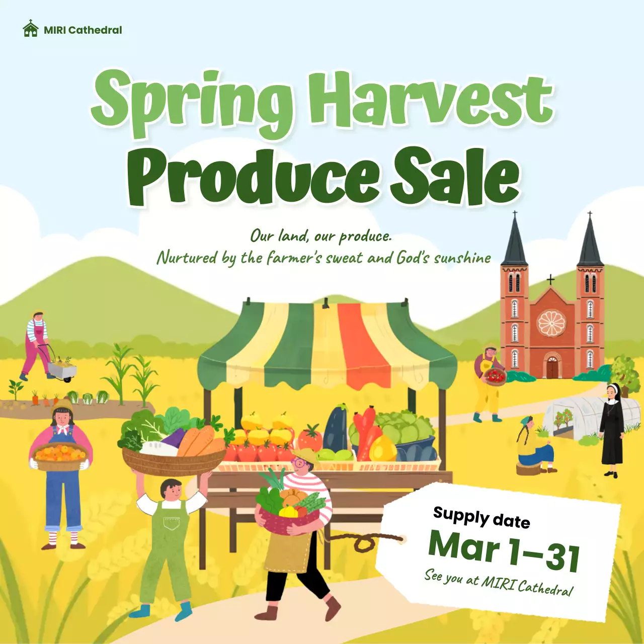 친환경 농산물 판매 행사