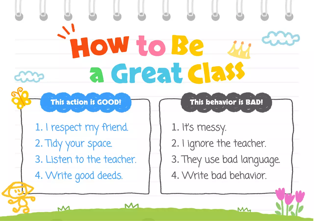 blue simple education guide