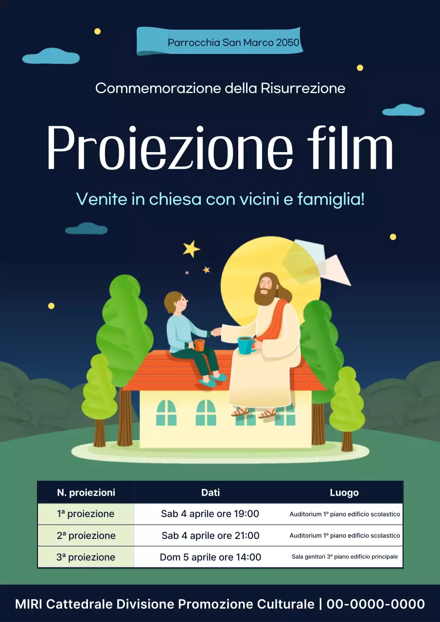 Guida alla proiezione del film Blue Clean di Pasqua