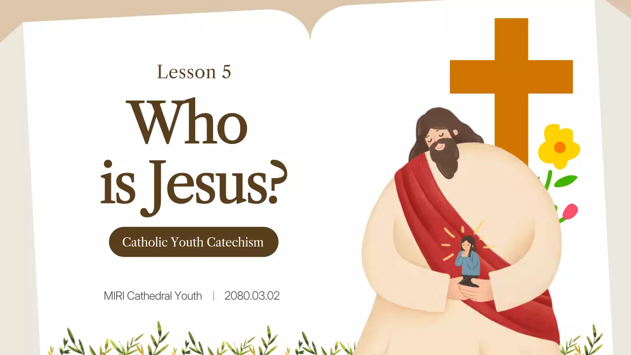 panduan pendidikan agama sederhana berwarna cokelat