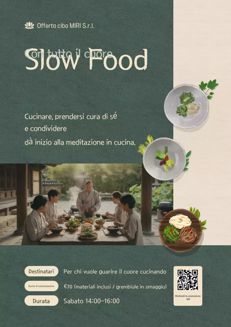 Guida al reclutamento per Green Simple Slow Meal