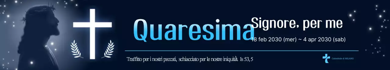 Evento cristiano semplice blu navy