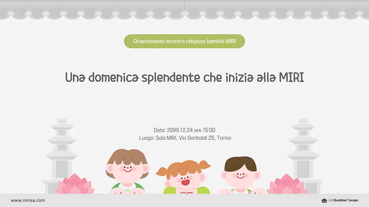 Guida al servizio Dharma per bambini semplici e grigi