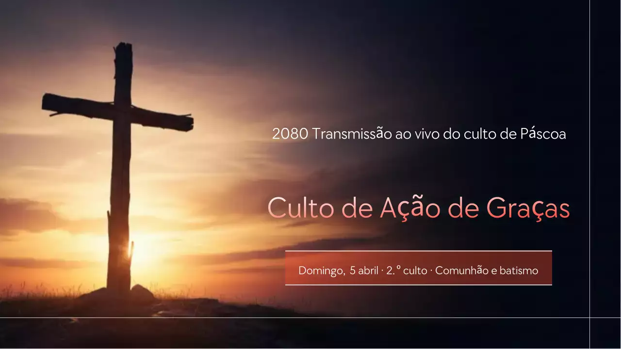 Guia de Serviço Simples de Páscoa Laranja