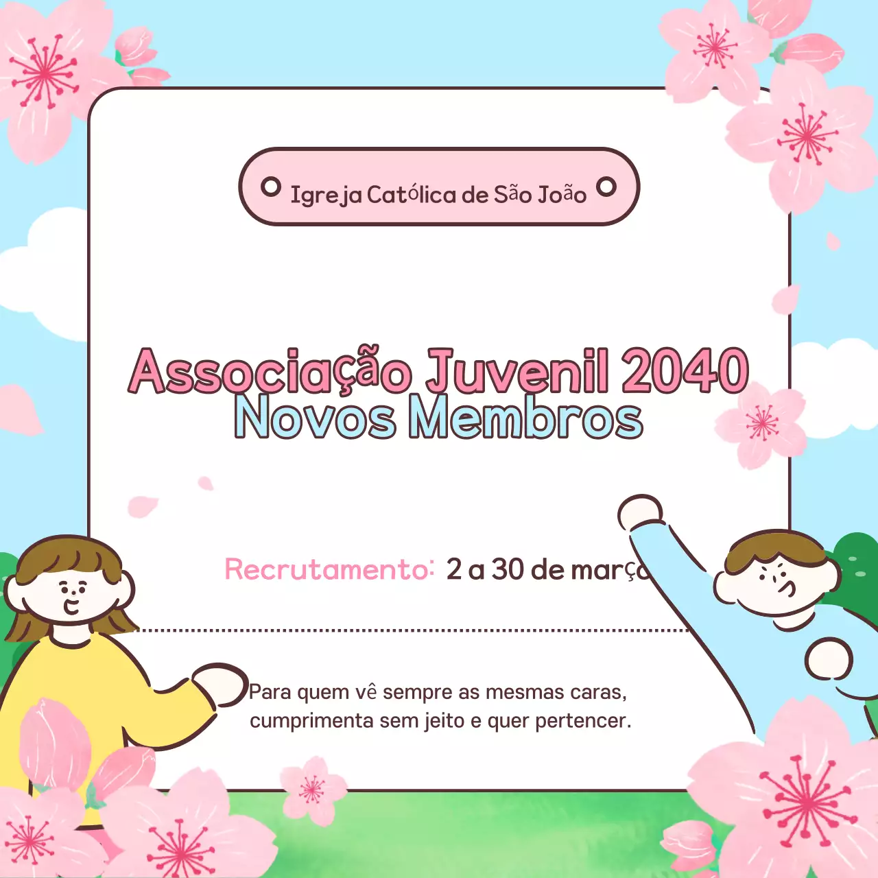 Guia de Recrutamento da Associação Católica da Juventude Azul-Celeste