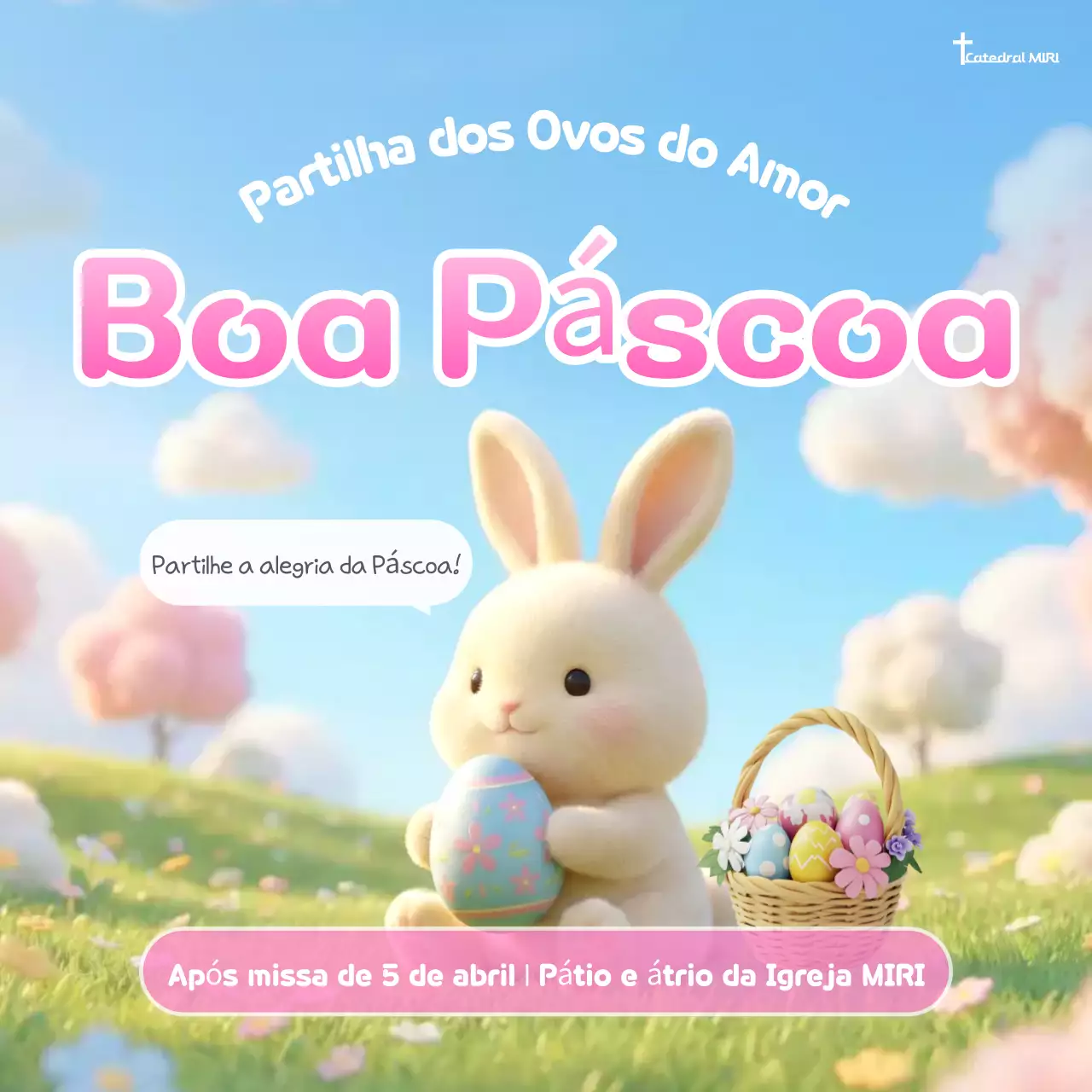 Guia de Eventos de Páscoa para Bebês Rosa