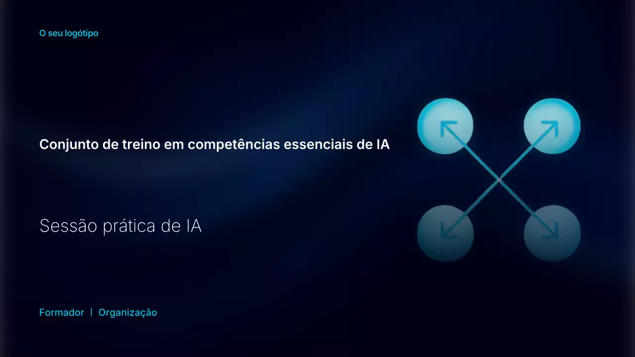 Guia de Treinamento de IA Moderna Azul
