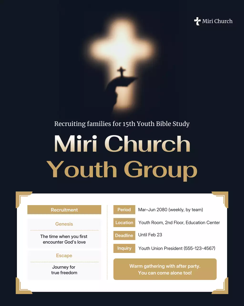 beige simple youth recruitment