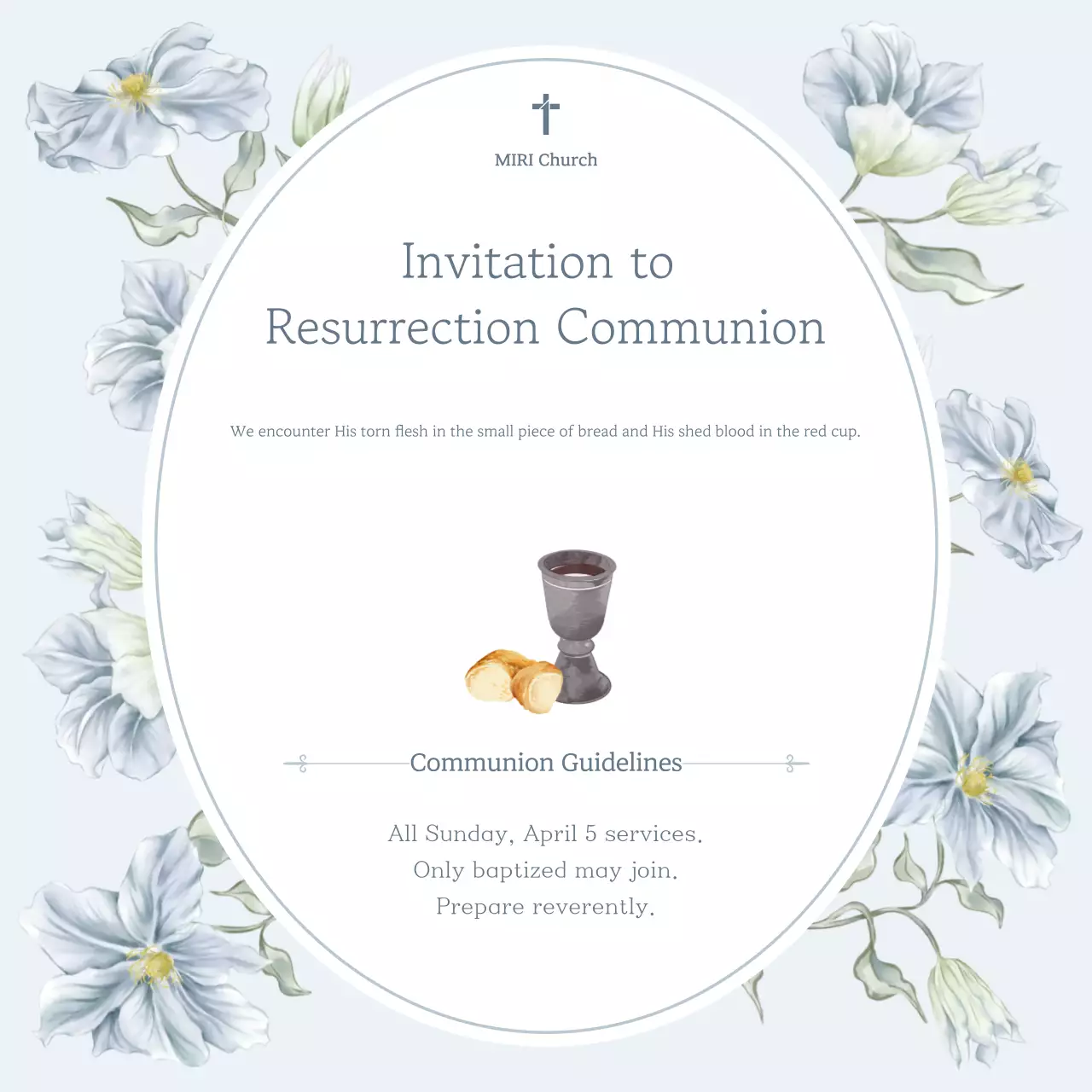 Panduan Paskah Sederhana Biru