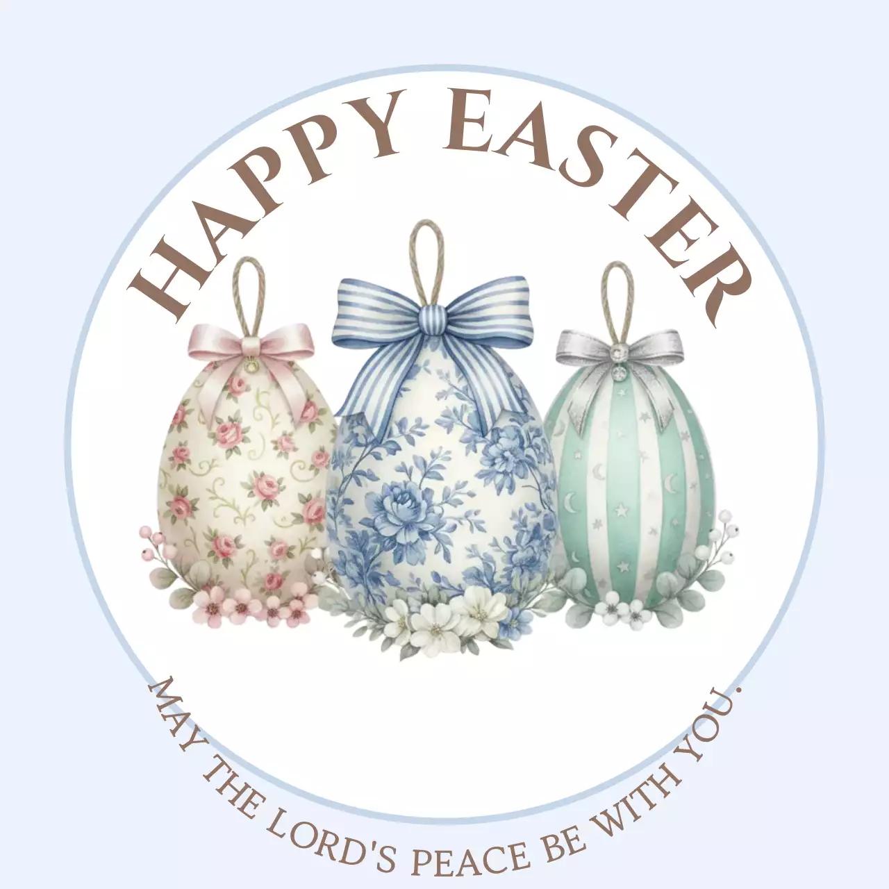 Beige Simple Easter Festival Guide