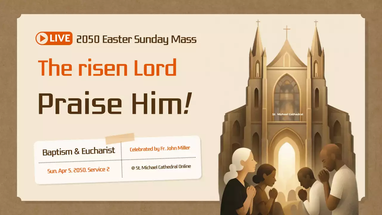 Evento de Páscoa Brown Clean