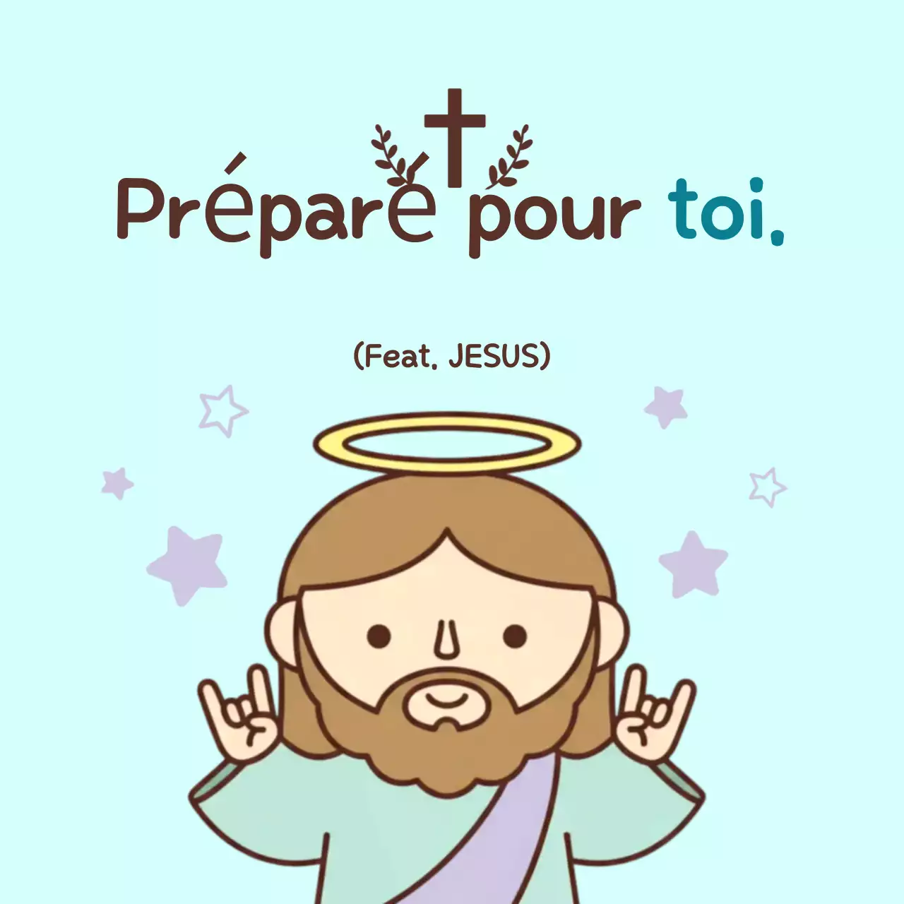 Guide de culte de l'image de l'Enfant Jésus bleu ciel