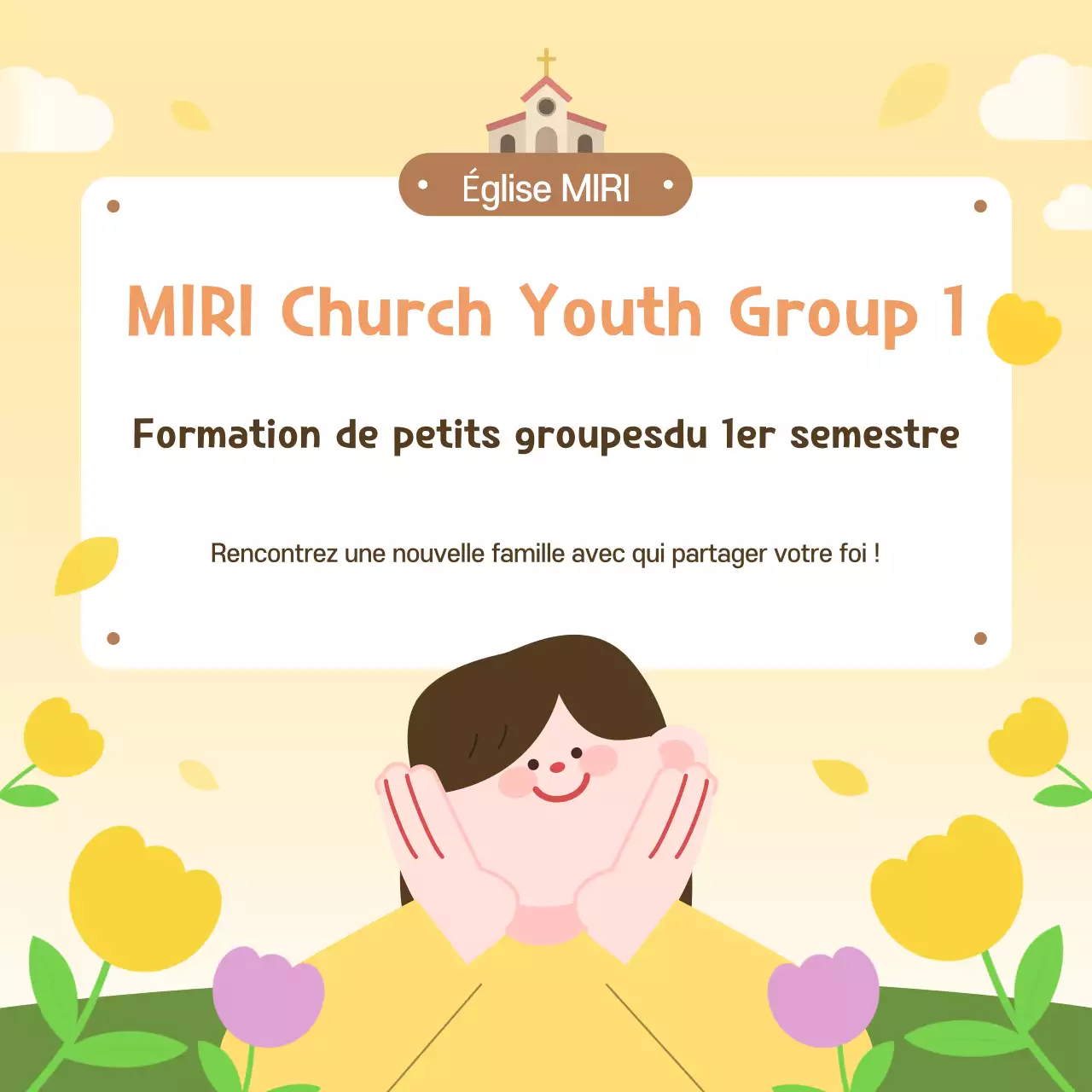 Guide de recrutement des petits groupes de l'église Yellow Baby