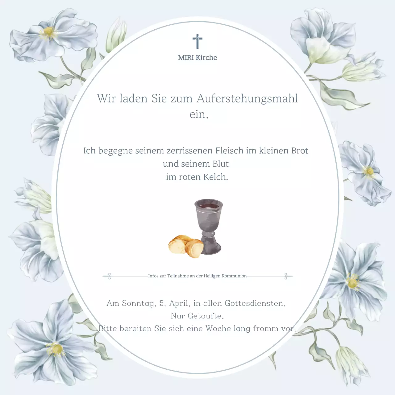 Einfacher Osterleitfaden von Blue