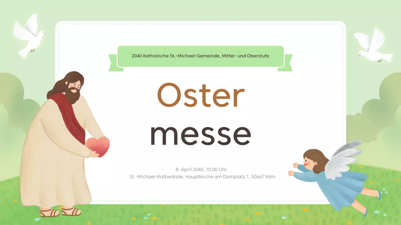 Leitfaden zur grünen, minimalistischen Ostermesse