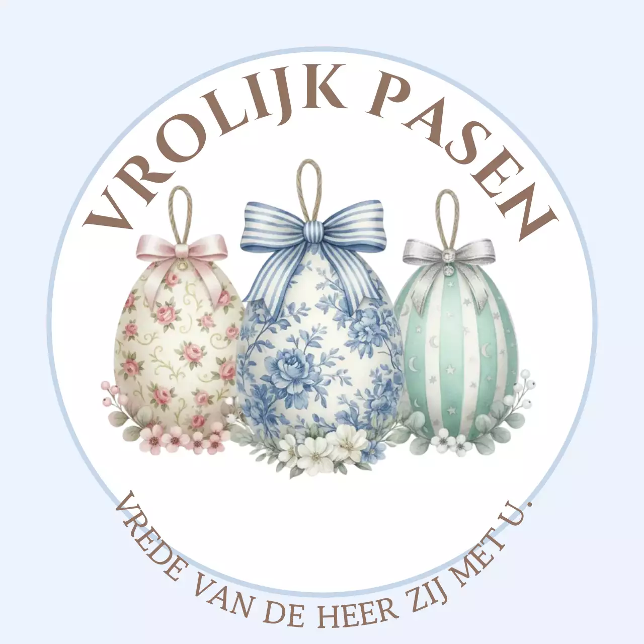 Beige Eenvoudige Paasfestivalgids