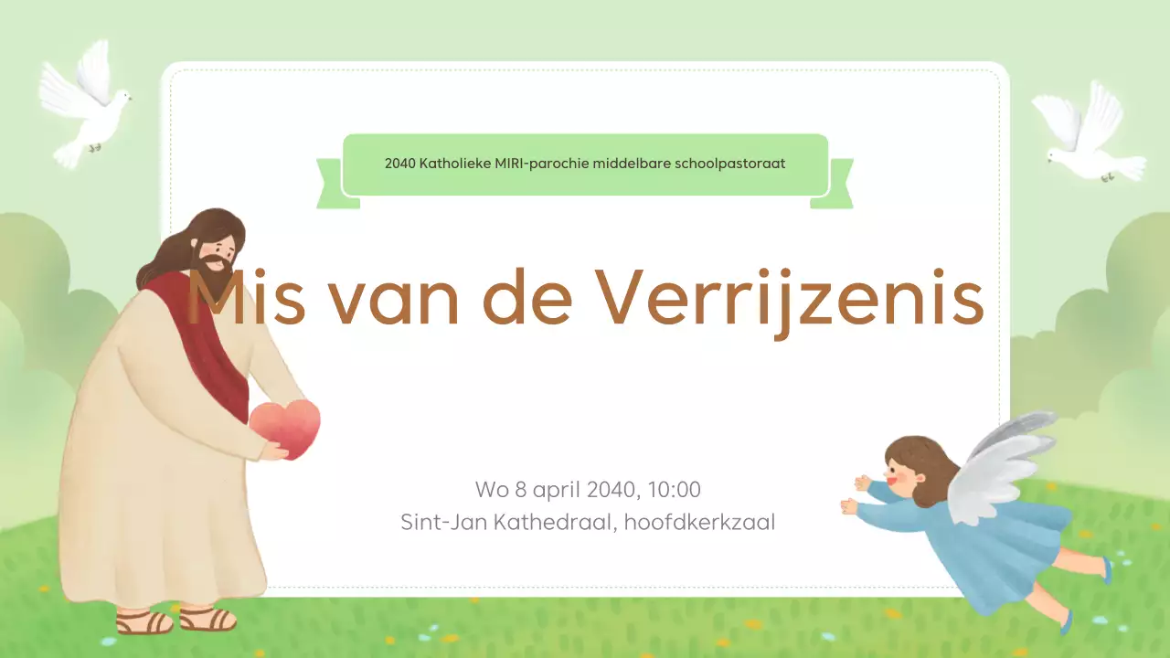 Gids voor de groene, minimalistische paasmis